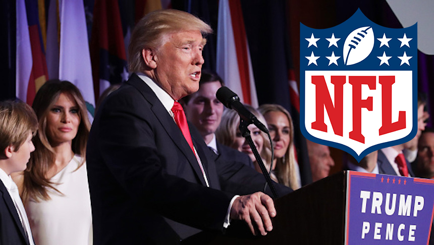 donald trump nfl