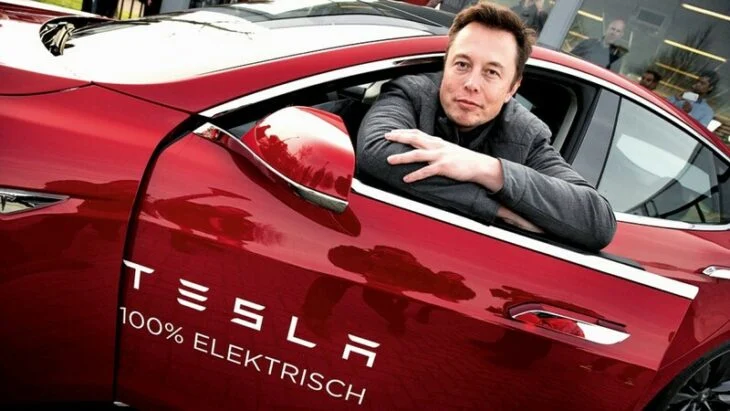 tesla para twitter