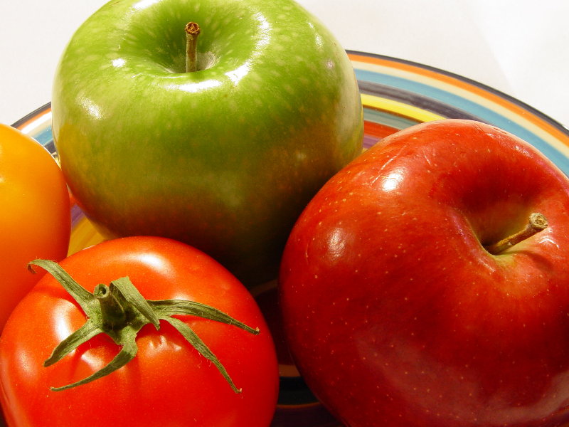 tomate manzana
